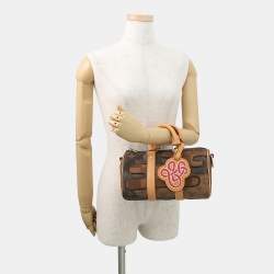 Pre Owned Louis Vuitton Keepall Bandouliere 25 Brown Monogram Canvas Duffel Bag