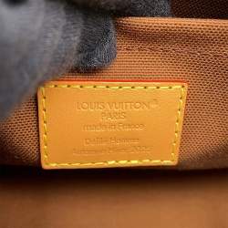Pre Owned Louis Vuitton Keepall Bandouliere 25 Brown Monogram Canvas Duffel Bag