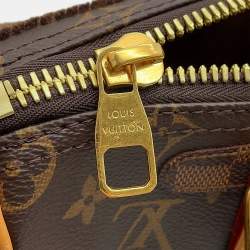 Pre Owned Louis Vuitton Keepall Bandouliere 25 Brown Monogram Canvas Duffel Bag