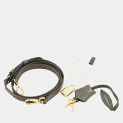 Pre Owned حقيبة لويس فيتون جلد كالف خمري /كاكي مقاس متوسط