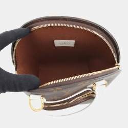 Pre Owned Louis Vuitton Ellipse Brown/White/Yellow Monogram Size Bb