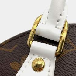 Pre Owned Louis Vuitton Ellipse Brown/White/Yellow Monogram Size Bb