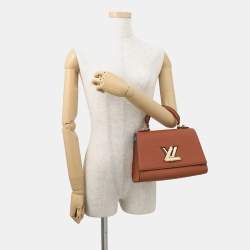 مملوكة مسبقًا حقيبة لويس فيتون تويست ون هندل كاراميل توريلون جلد بحجم بي إم