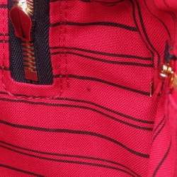 Pre Owned Louis Vuitton Speedy Bandouliere Marine Rouge Monogram Empreinte Leather Size 25