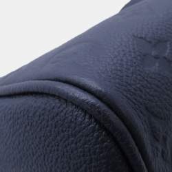 Pre Owned Louis Vuitton Speedy Bandouliere Marine Rouge Monogram Empreinte Leather Size 25