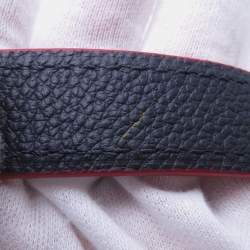 Pre Owned Louis Vuitton Speedy Bandouliere Marine Rouge Monogram Empreinte Leather Size 25