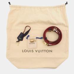 Pre Owned Louis Vuitton Speedy Bandouliere Marine Rouge Monogram Empreinte Leather Size 25