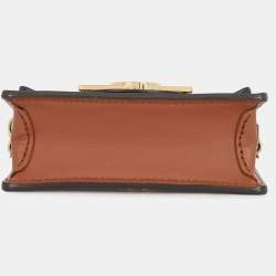 Pre Owned Louis Vuitton Dauphine Pico Black Monogram Reverse Canvas Mini Bag