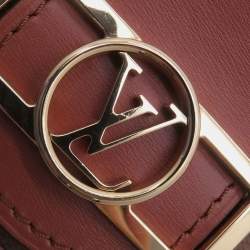 Pre Owned Louis Vuitton Dauphine Pico Black Monogram Reverse Canvas Mini Bag