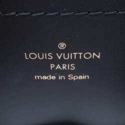 Pre Owned Louis Vuitton Dauphine Pico Black Monogram Reverse Canvas Mini Bag