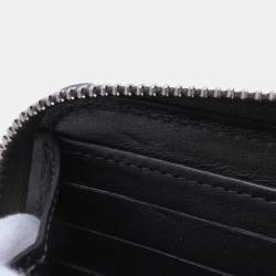 Pre Owned Louis Vuitton Zippy Wallet Anthracite Lamb Leather/Monogram Pattern