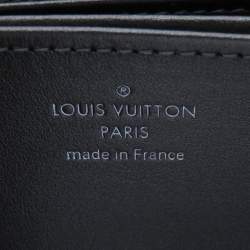 Pre Owned Louis Vuitton Zippy Wallet Anthracite Lamb Leather/Monogram Pattern