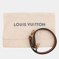 Pre Owned Louis Vuitton Dauphine Mini Black Monogram Reverse Canvas Crossbody Bag