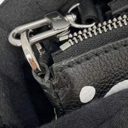 Pre Owned حقيبة اكسيورا ت لوي فيتون اكس واي كيبوكي متعددة نوير نقش جلد منقط بلا نهاية