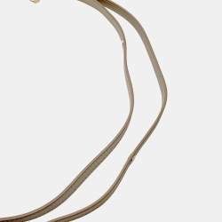 مملوكة مسبقًا وسادة لويس فويتون ذهب جلد الحمل الصغير بي بي