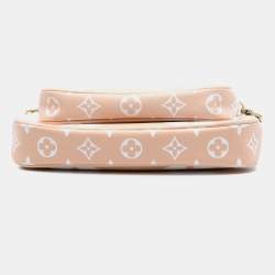 Pre Owned حقيبة لوي فيتون بوول مونوجرام جيانت بني متعددة الملحقاتيي