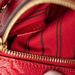 مملوكة مسبقًا Louis Vuitton Red Monogram Empreinte Pochette Metis