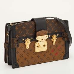 Pre Owned Louis Vuitton Trunk Reverse Monogram Canvas Clutch Bag