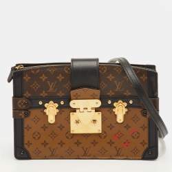 Pre Owned Louis Vuitton Trunk Reverse Monogram Canvas Clutch Bag