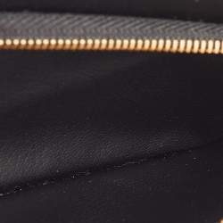 Pre Owned Louis Vuitton LV Vivienne Black Leather Continental Wallet