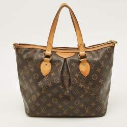 Pre Owned Louis Vuitton Palermo PM Monogram Canvas Bag