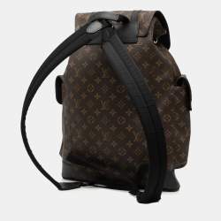 مملوكة مسبقًا Louis Vuitton Brown Monogram Macassar Christopher Backpack MM