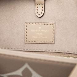 Pre Owned حقيبة لوي فيتون أنتغو مونوجرام ضخم بني ذو لونين MM