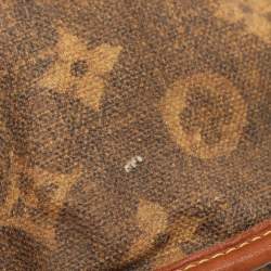 مملوكة مسبقًا Louis Vuitton Tisse Rayures PM Brown Monogram Canvas And Leather Tote Bag