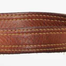 مملوكة مسبقًا Louis Vuitton Tisse Rayures PM Brown Monogram Canvas And Leather Tote Bag