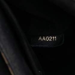 مملوكة مسبقًا Louis Vuitton Black Brown Monogram Locky BB