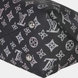 مملوكة مسبقًا حقيبة كتف لويس فيتون فلايت مود بيلا سوداء وردية مونوجرام ماهينا جلد العجل