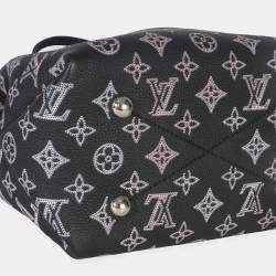 مملوكة مسبقًا حقيبة كتف لويس فيتون فلايت مود بيلا سوداء وردية مونوجرام ماهينا جلد العجل