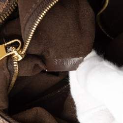 Pre Owned Louis Vuitton Brown Damier Ebene Portobello PM