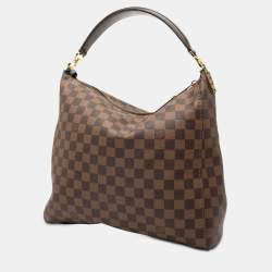 Pre Owned Louis Vuitton Brown Damier Ebene Portobello PM