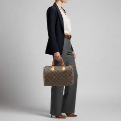 مملوكة مسبقًا حقيبة لويس فويتون سبيدي كانفاس مونوجرام 30