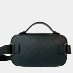 مملوكة مسبقًا Louis Vuitton Black Damier Inifini Ambler