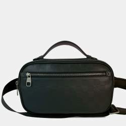 Pre Owned Louis Vuitton Black Damier Inifini Ambler