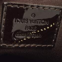 Pre Owned Louis Vuitton Montaigne BB Amarante Monogram Vernis Bag