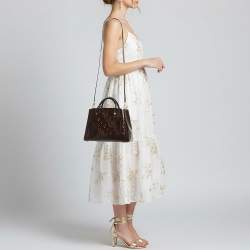 Pre Owned Louis Vuitton Montaigne BB Amarante Monogram Vernis Bag