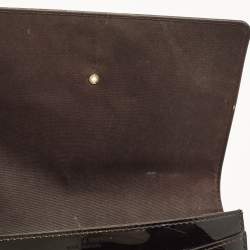 Pre Owned Louis Vuitton Chain Louise MM Amarante Vernis Bag