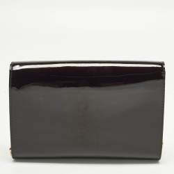 Pre Owned Louis Vuitton Chain Louise MM Amarante Vernis Bag