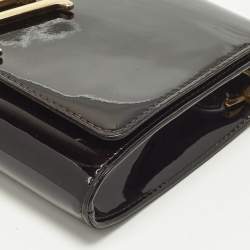 Pre Owned Louis Vuitton Chain Louise MM Amarante Vernis Bag