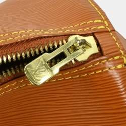 Pre Owned Louis Vuitton Keepall 45 Brown Epi Leather Duffel Bag