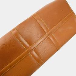 Pre Owned Louis Vuitton Keepall 45 Brown Epi Leather Duffel Bag