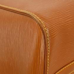 Pre Owned Louis Vuitton Keepall 45 Brown Epi Leather Duffel Bag