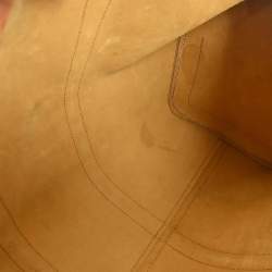 Pre Owned Louis Vuitton Keepall 45 Brown Epi Leather Duffel Bag