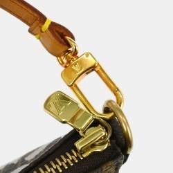 Pre Owned Louis Vuitton Pochette Accessoires Graffiti White Monogram Canvas Shoulder Bag