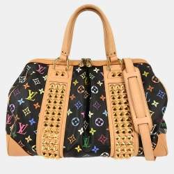 Pre Owned Louis Vuitton Black Multicolor Courtney GM Handbag