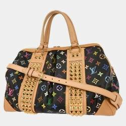 Pre Owned حقيبة لوي فيتون كورتني GM متعددة الألوان سوداء