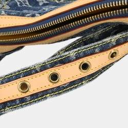 Pre Owned Louis Vuitton Monogram Denim Blue Bum Bag
